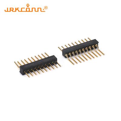 China Machined 2.0 Mm Thread Pitch Header SMT Type Male Header Connector Single Row for sale