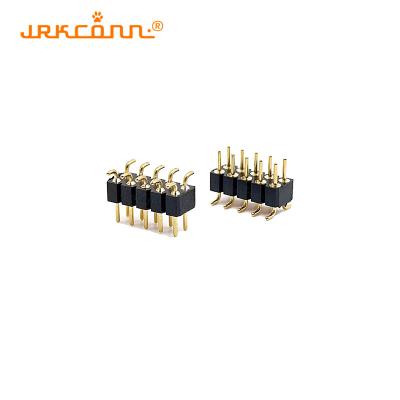 China Superficie de montaje 10 pin 2.54 mm conector de pin redondeado pin 10 pin cabeza femenina en venta