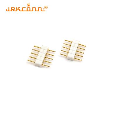 China 3AMP Pcb 2.54mm Pitch 5 Pin Header Connector aangepaste pin Te koop