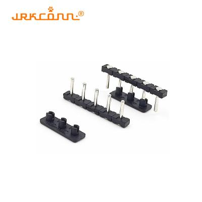 China 5 mm 5 pin conector de paso de 2,54 mm conector de encabezado de pin redondo femenino de 2,0 mm conector de cabeza de pin en venta