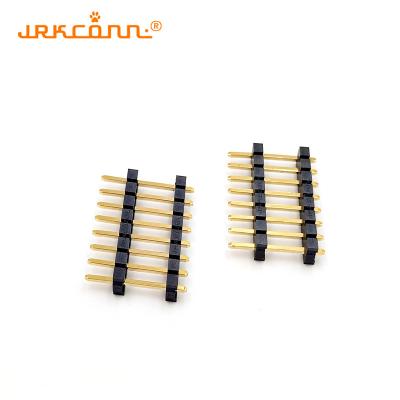 China Pín de PCB SMD Conector de encabezado masculino Revestido de oro 8 pines pines de encabezado de soldadura de doble capa en venta