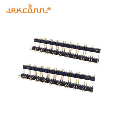 Κίνα Δικαίωμα γωνίας 2.54 MM Pin Smd Γυναικεία κεφαλίδα Διπλό πλαστικό RA Dip Type προς πώληση