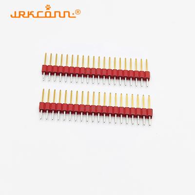 China Conector de PCB de fila única recta con encabezado de pin masculino Tipo de PCB con encabezado de pin masculino en venta