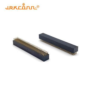 Chine Quatre rangées DIP 1,27 MM Tête féminine bande Phosphore Pcb Tête de broche féminine à vendre