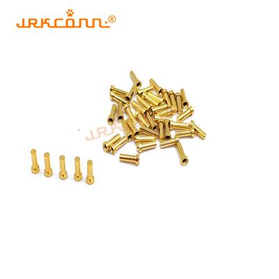 China Precision Machined  Custom Pins Brass Contacts Connectors Female  Terminals for sale