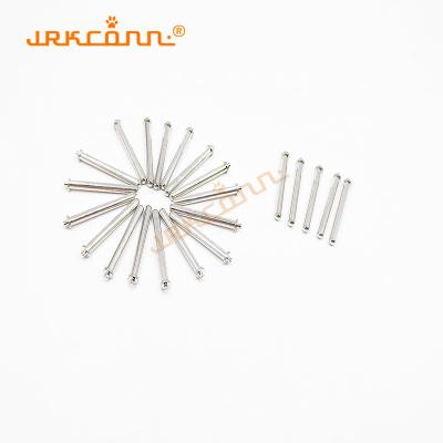 China Round Connector Machined Pins Crimp Contacts Male And Female Brass Pin for sale