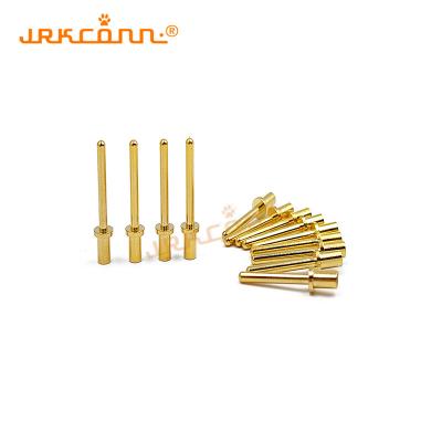 China Non Standard Machined Male Crimp Pin Contact Loaded Connector Single Pins for sale