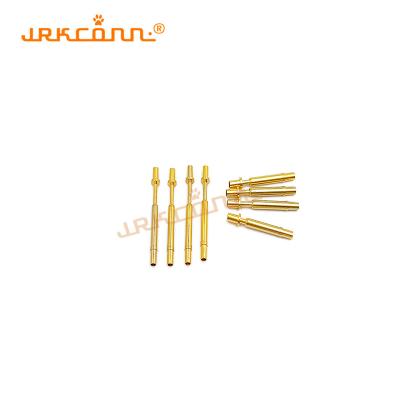 China Vrouwelijke Messing Signal Power Plug Pin Spring Loaded Pin Voor Connector Te koop