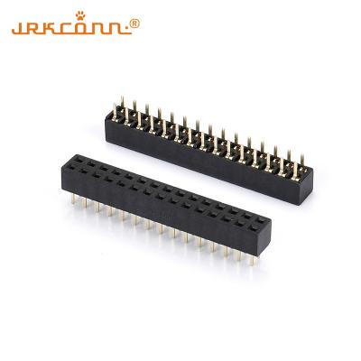 China Female Power Connector 2 Mm Female Header Phosphor Bronze Terminal PBT Insulator for sale