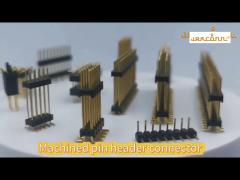 h1.9mm triple rows 1.27 mm pitch female connector straight dip circular hole pin header angle