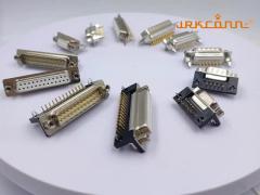 15 Pin D Type Connector Solder Cup Machined Contacts D-Sub Connectors For Cable Adaptor