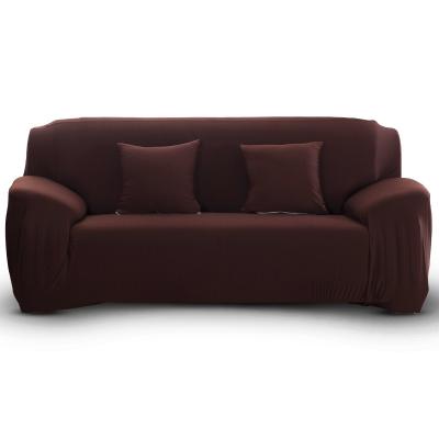 China Europe Factory Wholesale Single Solid Color 3 Seater Sofa Cover for sale