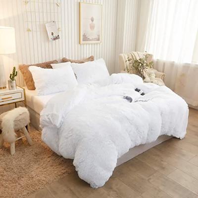 China European And American Style Crystal Velvet Bedding King Plush Comforter Set Ultra Soft Luxury for sale