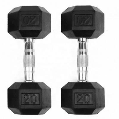 China Fitness Center Durable Wholesale Bodybuilding Weightlifting Factory Hex High Quality Dumbbell for sale