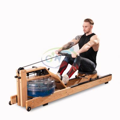 China Factory Price Universal Indoor Gym Fitness ONT-WR001 Woodland Seated Water Rowing Machine for sale