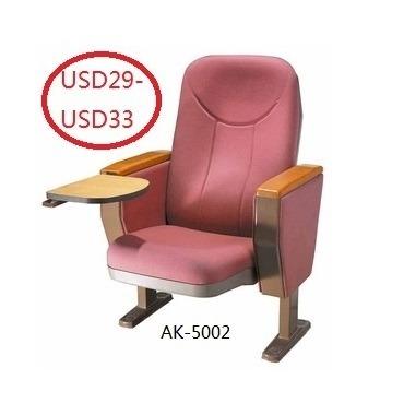 China Conference Hall Church Auditorium Chairs AK-5002 Fabric Material Theater Furniture en venta