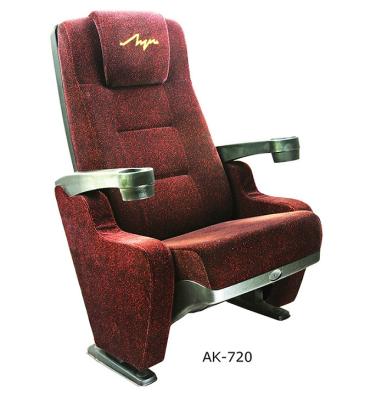 China AK-720 Cinema Movie Theater Seats 550*700*1000mm Plastic Armrest With Cupholder for sale