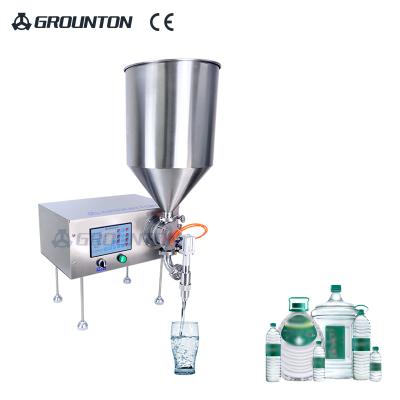 China Servo Hot Selling 5ML-50L Semi-automatic Food Water Filling Machine for sale