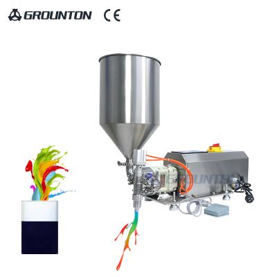 China Food Processing And Semi Automatic10ml-200000ml Paint Filling Machine Production for sale