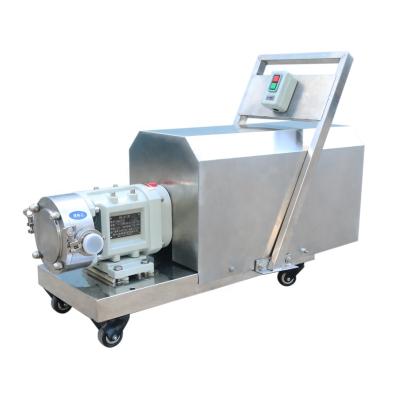 China Stainless Steel Hygienic Food Rotary Lobe Pump For Transporting Chocolate Butter Cheese for sale