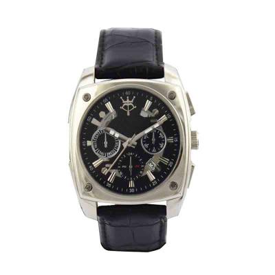 China Hot sale china auto date men sport wristwatches calendar leather strap cheap quartz watch for sale