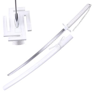 China Japan White Bleach Sword Bankai Cut Moon Anime Sword For Cosplay for sale