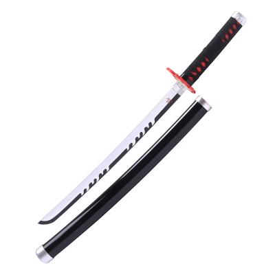 China Anime BAMBOO Sword Kamado Tanjirou Demon Slayer New Version Wakizashi Wooden Sword Cosplay Manga for sale