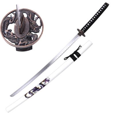 China Japan white dragon cosplay sword white dragon model sword toys for sale