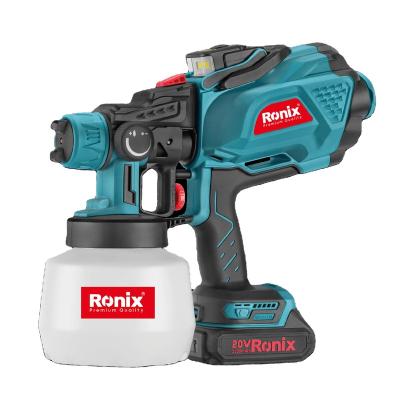 China Ronix New Arrival 8604 Paint Spray Gun 2022 High Efficiency 20v Cordless Cut-Off Spray Gun Cordless Tools With Brushless Motor for sale