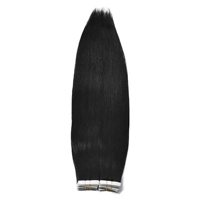 China Best Quality 2022 Human Remy Hair Tape In Extensions Human Natural Virgin Hair Raw Hair for sale