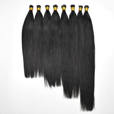 China Other Double Drawn Virgin Hair Straight I itip Extension Bone Tip Hair Extensions for sale