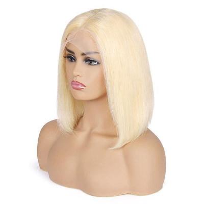 China 100% Virgin Hair Bundles Wholesale 13x4 Brazilian Virgin Human Hair Lace Wigs 13x4 Blonde Color 613 Virgin Hair Lace Frontal Wigs 100% Human Hair Wigs for sale