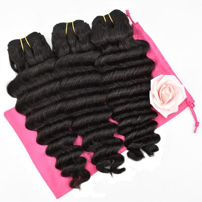 China 100%virgin hair unprocessed 1 piece free sample global market deep wave hair sample for sale