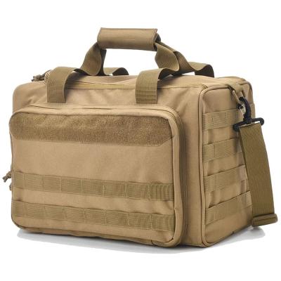 China OEM Polyester/Nylon Khaki Color Factory AVATAR Military Operation Bag Shooting Range Outdoor Handbag With Bullets Holder for sale