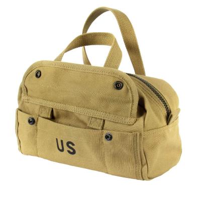 China Custom Cotton Canvas Avatar Factory Cotton Canvas Handbag Vintage WW2 US Army Fan Heavy Duty Bag For OEM for sale