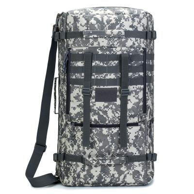 China Large Capacity 60-65L Urban Gray Digital Camouflage New Good Quality Waterproof Design Increasing Rucksack Military Backpack for sale