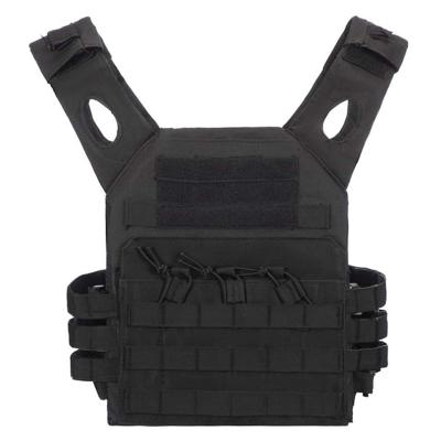 China Lightweight Black Soft Lightweight Air Military Tactical Vest Outdoor Jumping Dish Carrier Fitness Training CS Game Vest Factory OEM for sale