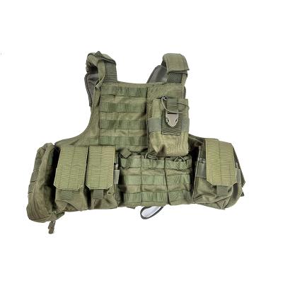 China Heavy Loading / Breathable Perfect Durable Nylon 100% Tactical Vest Plate Carrier Tactical Vest With Quick Release System Olive Green Military Vest Factory OEM for sale