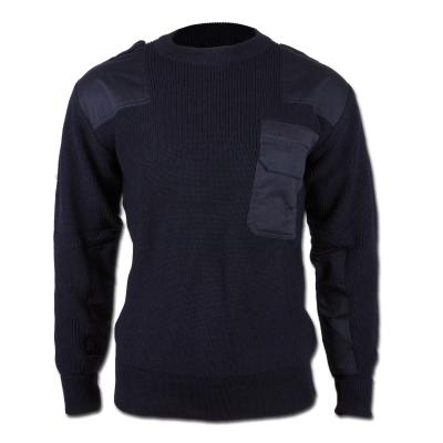 China Anti-wrinkle navy blue police pullover wool army sweater turtle neck factory OEM OEM factory S/M/L/XL/2XL good quality S/M/L/XL/2XL unisex for sale