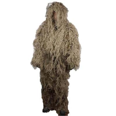 China Interesting Desert Camouflage Army Ghillie Sniper Ghillie Suit 4 Pcs Factory AVATAR OEM Quality Outdoor OEM Quality Military/Hunting/Hunting Suit For Wholesale for sale