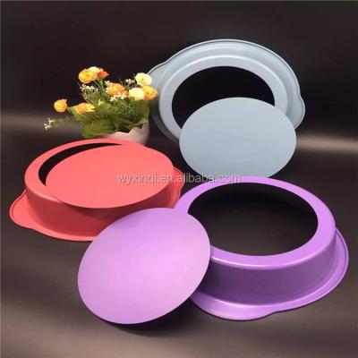 China Wholesale Ceramic Coating Stocked Around Cheesecake Pan With Removable Loose Bottom for sale