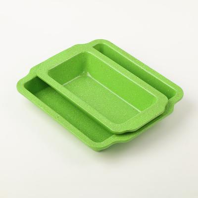 China Disposable Bread Pan Ceramic Coating Carbon Steel Bakeware for sale