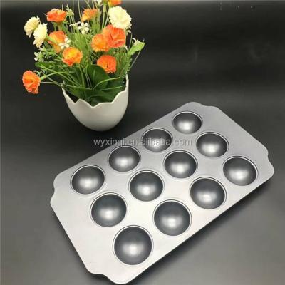 China 12 Holes/Cavity Disposable Nonstick Pan Tray Dessert Cake Cupcake Cookie Mold Kitchen Tool for sale