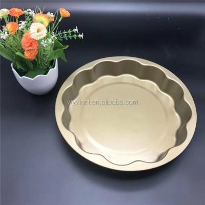 China Unstocked Stick Flower Around Pan With Big Size Pie Mold Set for sale