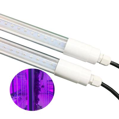 China 4ft 6ft 30w 45w t5 t8 waterproof hydropinic seed starting led grow tube plant grow veg light lamp for sale