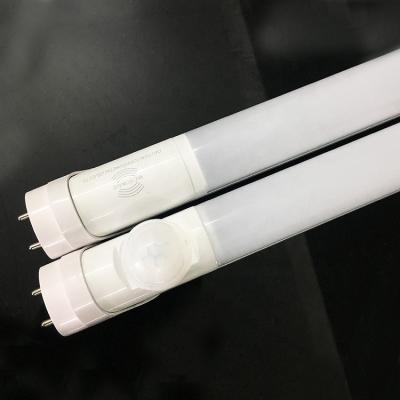 China Residential t5 t8 led tube with motion sensor microwave detector 1ft 1.2m tub8e led tube light for sale