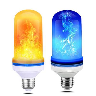 China Fire flickering+gravity sensor led flame shaped light bulb 3w 5w e17 e27 led flame effect flicker bulb for sale