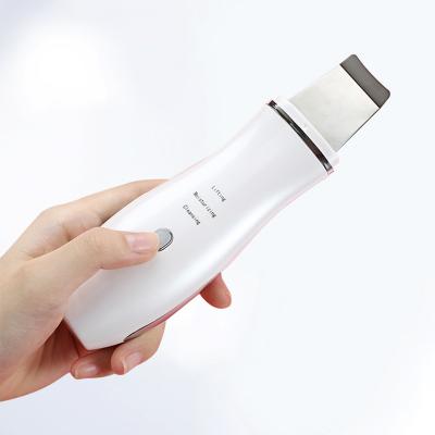 China Multifunctional EMS Microcurret Depurador De Piel Ultrasonic Skin Scrubber DEEP CLEANSING Spatula For Exfoliating for sale