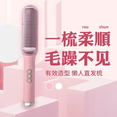 China New Nondisposable Customized Hair Styling Tools Straightener Comb Brush for sale