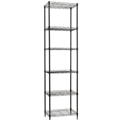 China FREE SAMPLE Viable Adjustable Wire Storage Steel Rack Shelving Unit Shelves For Laundry Bathroom Kitchen Rack Organizer Shelf for sale